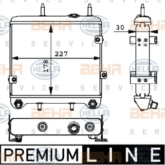 Radiateur d'huile HELLA