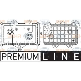 Radiateur d'huile HELLA
