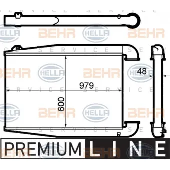 Intercooler, échangeur HELLA