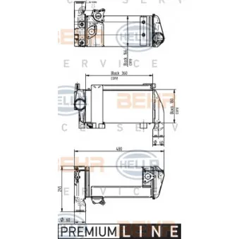 radiateur d'huile, retardateur HELLA 8MO 376 765-571