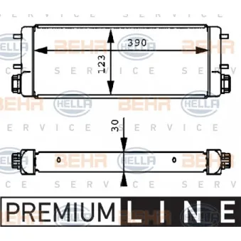 Radiateur d'huile HELLA
