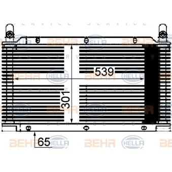 Radiateur d'huile HELLA 8MO 376 901-011
