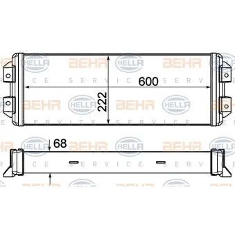 Radiateur d'huile HELLA