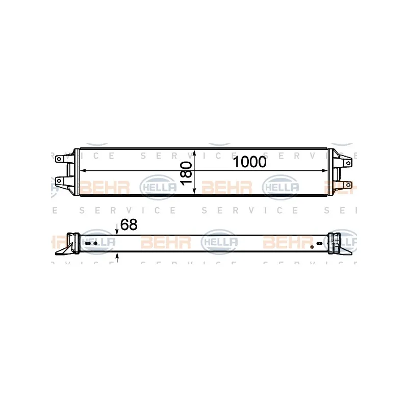 Radiateur d'huile HELLA 8MO 376 906-391