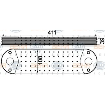 Radiateur d'huile HELLA