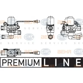 Vanne de regulation chauffage HELLA 9XL 351 024-501