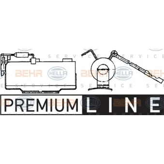 Résistance, pulseur d'air habitacle HELLA