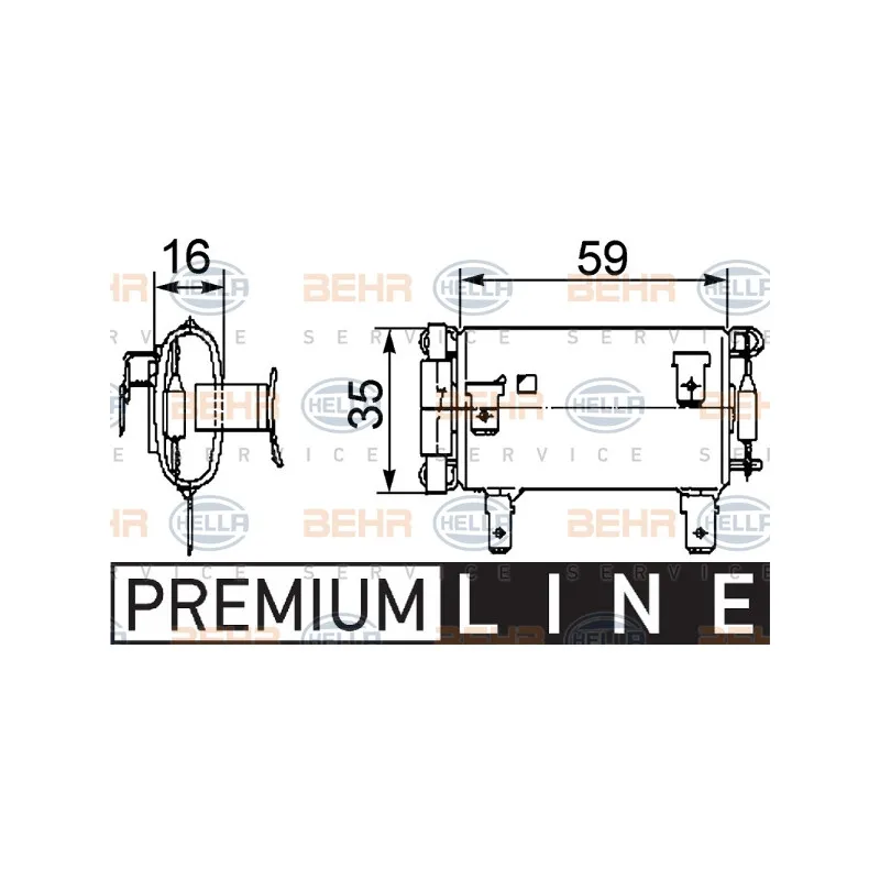Résistance, pulseur d'air habitacle HELLA 9ML 351 029-381