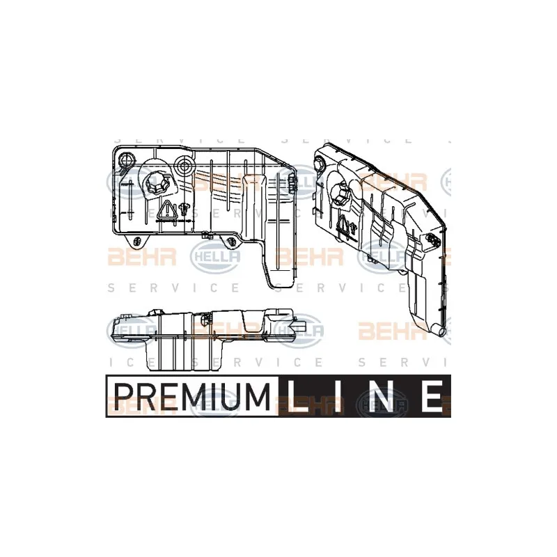 Vase d'expansion, liquide de refroidissement HELLA 8MA 376 737-001