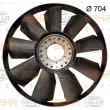 Roue du souffleur, refroidissementdu moteur HELLA 8MV 376 702-011 - Visuel 1