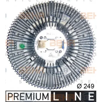 Embrayage, ventilateur de radiateur HELLA 8MV 376 728-151