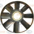 Roue du souffleur, refroidissementdu moteur HELLA 8MV 376 757-751 - Visuel 2