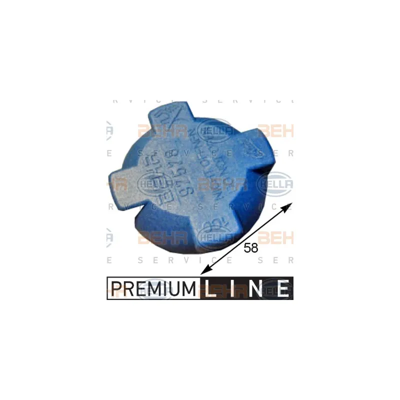 Bouchon, réservoir de liquide de refroidissement HELLA 8MY 376 780-591