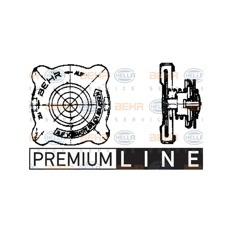 Bouchon de radiateur HELLA 8MY 376 742-131