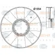 Roue du souffleur, refroidissementdu moteur HELLA 8MV 376 791-291 - Visuel 1