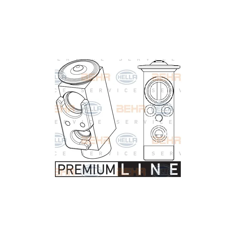 Détendeur, climatisation HELLA 8UW 351 234-501