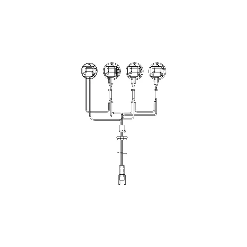 Jeu de câbles, projecteur principal HELLA 8KA 155 372-001