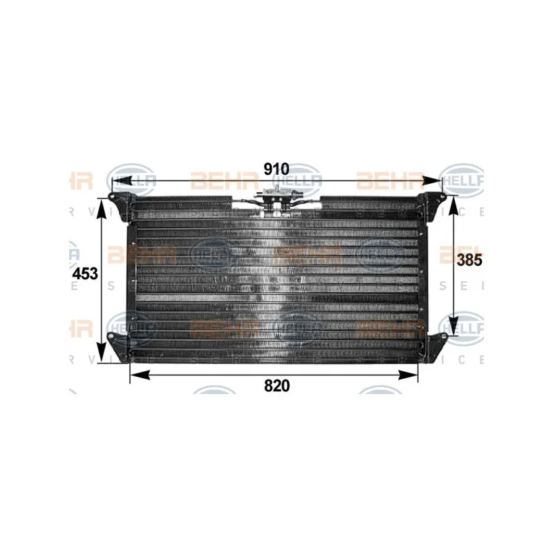 Condenseur, climatisation HELLA 8FC 351 300-191