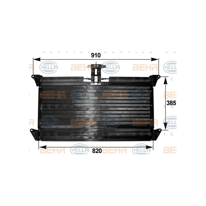 Condenseur, climatisation HELLA 8FC 351 300-181
