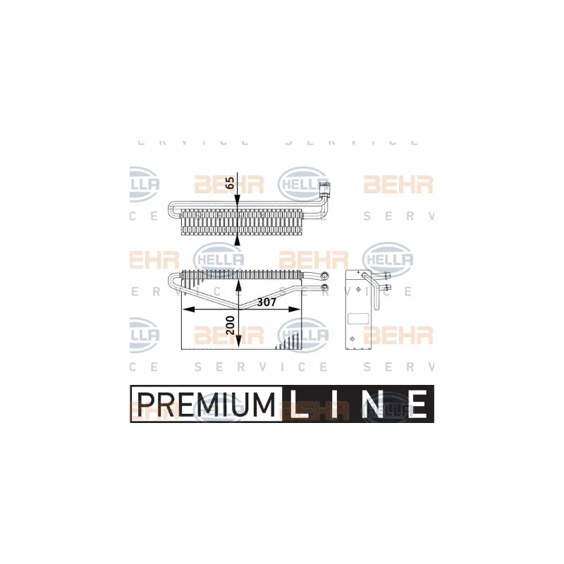 Evaporateur climatisation HELLA 8FV 351 211-761
