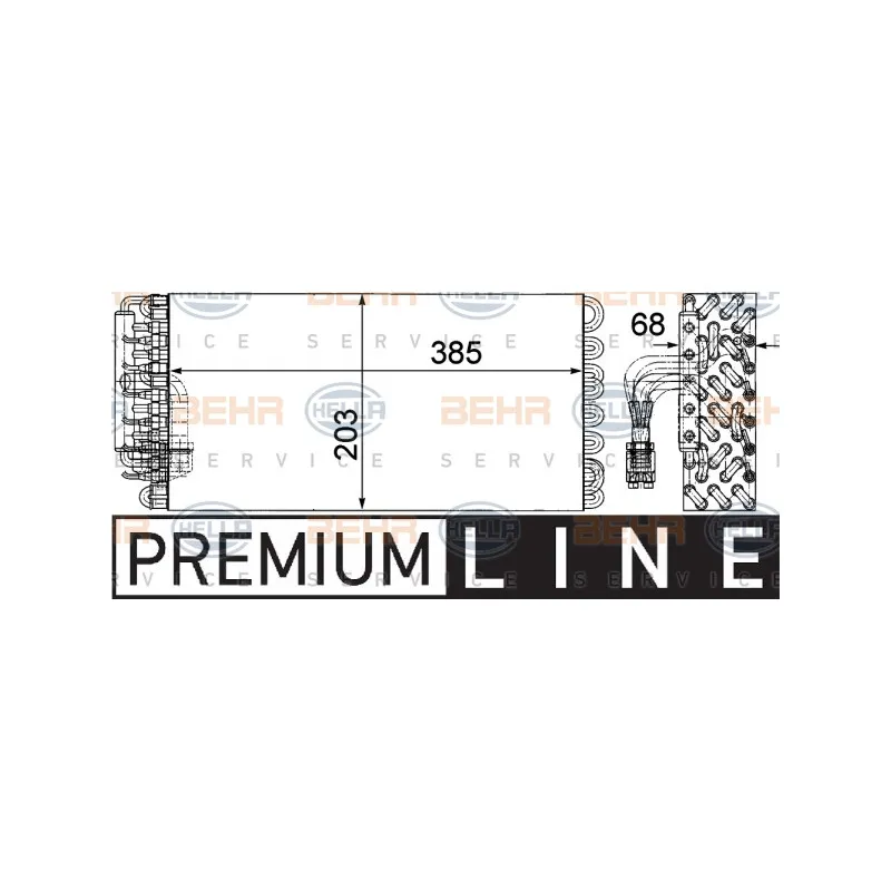 Evaporateur climatisation HELLA 8FV 351 330-101