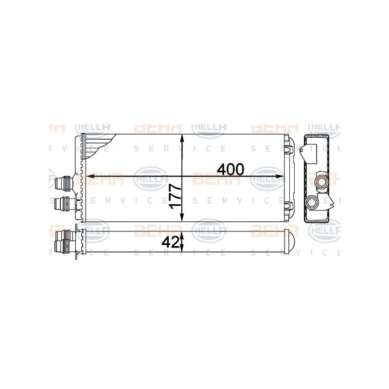 Système de chauffage HELLA 8FH 351 331-434