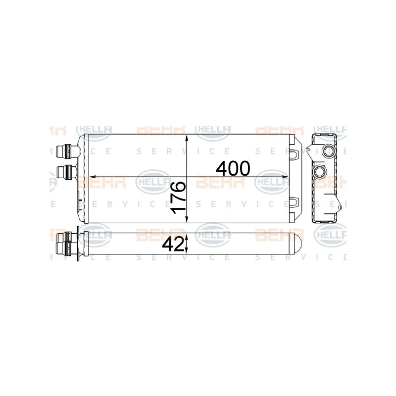 Système de chauffage HELLA 8FH 351 511-574
