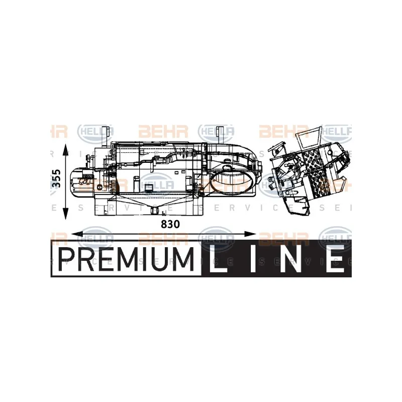 Système de chauffage HELLA 8FH 351 314-531