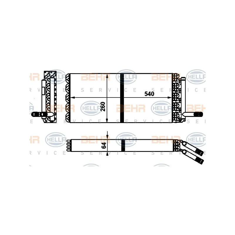 Système de chauffage HELLA 8FH 351 394-001