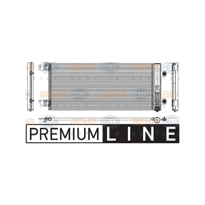 Condenseur, climatisation HELLA 8FC 351 319-471