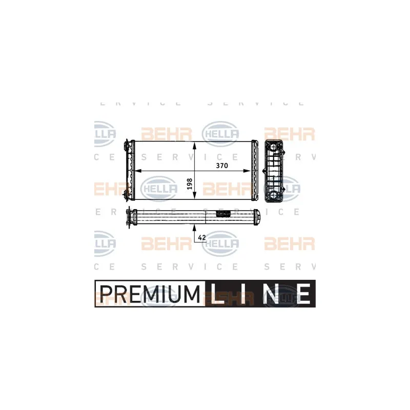 Système de chauffage HELLA 8FH 351 312-181