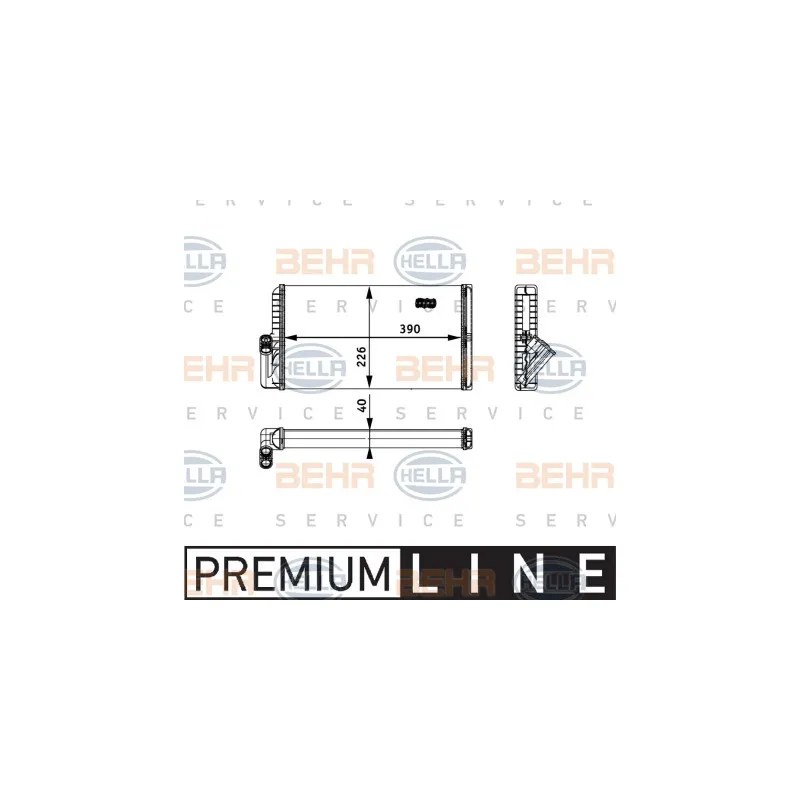 Système de chauffage HELLA 8FH 351 312-541