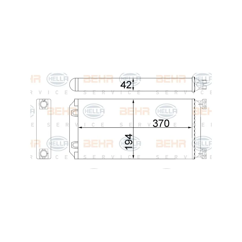 Système de chauffage HELLA 8FH 351 312-554