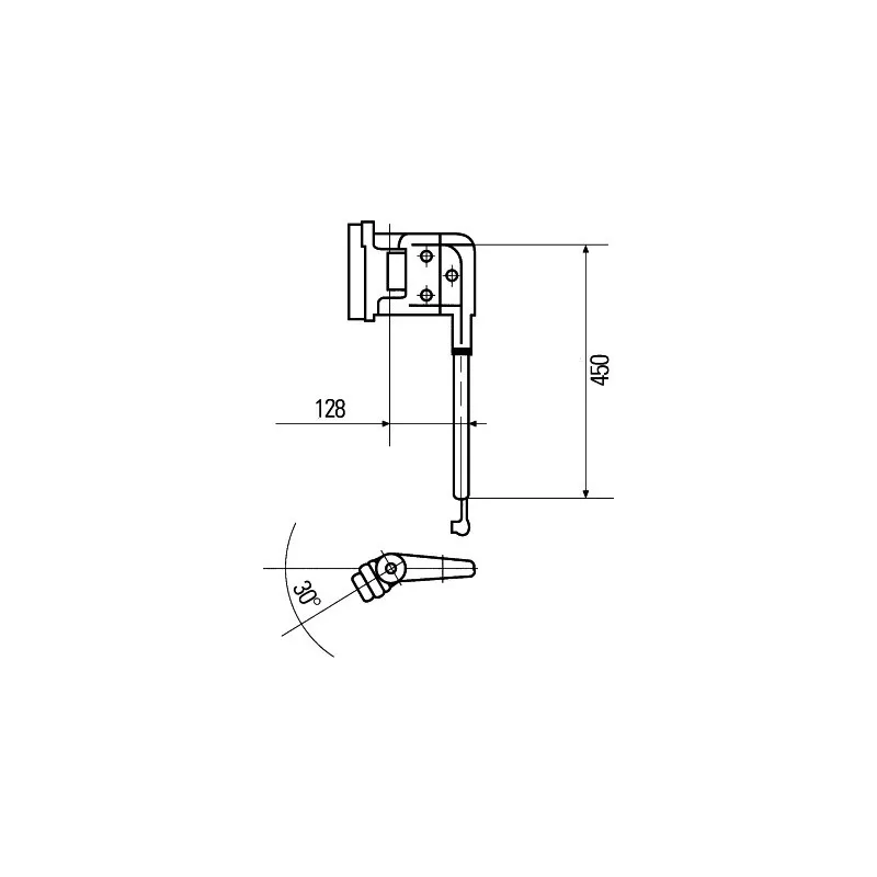 Fixation, rétroviseur extérieur HELLA 8HG 503 009-082