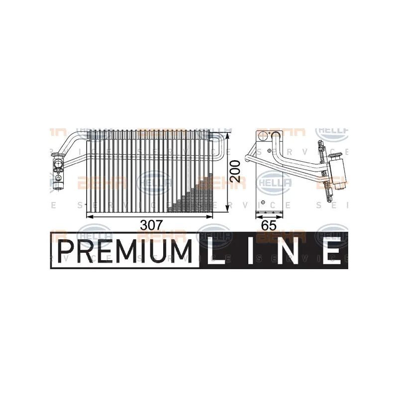 Evaporateur climatisation HELLA 8FV 351 336-121