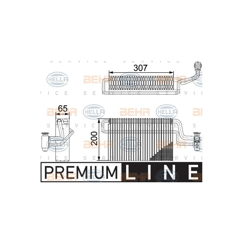 Evaporateur climatisation HELLA 8FV 351 336-111
