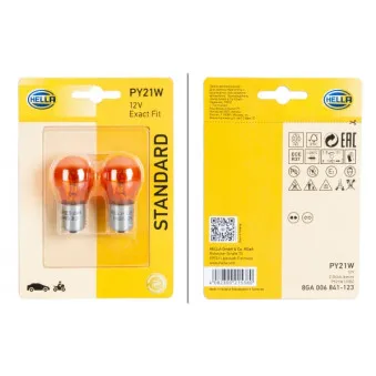 Ampoule, feu clignotant HELLA 8GA 006 841-123