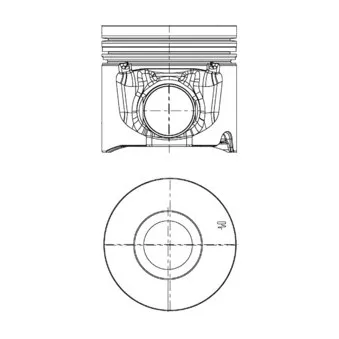 Kit de réparation, Piston/Chemise de cylindre KOLBENSCHMIDT 97565960