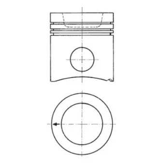 Kit de réparation, Piston/Chemise de cylindre KOLBENSCHMIDT 94941960