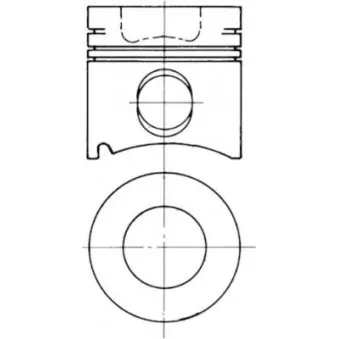 Kit de réparation, Piston/Chemise de cylindre KOLBENSCHMIDT 94948960