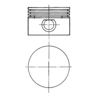 Kit de réparation, Piston/Chemise de cylindre KOLBENSCHMIDT 94919961