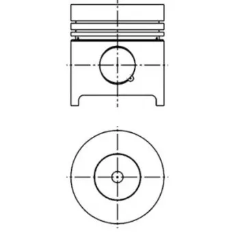 Kit de réparation, Piston/Chemise de cylindre KOLBENSCHMIDT 99567960