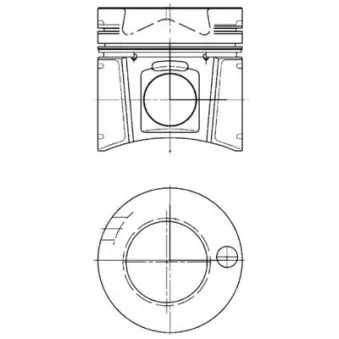 Kit de réparation, Piston/Chemise de cylindre KOLBENSCHMIDT 99813960