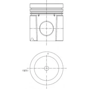 Kit de réparation, Piston/Chemise de cylindre KOLBENSCHMIDT 99799970
