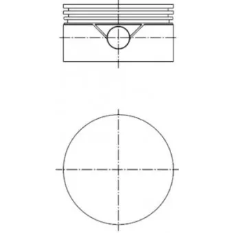 Kit de réparation, Piston/Chemise de cylindre KOLBENSCHMIDT 99849961
