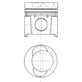 Kit de réparation, Piston/Chemise de cylindre KOLBENSCHMIDT 94487962