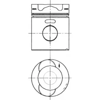 Kit de réparation, Piston/Chemise de cylindre KOLBENSCHMIDT 94332961