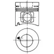Kit de réparation, Piston/Chemise de cylindre KOLBENSCHMIDT 93484965 - Visuel 1