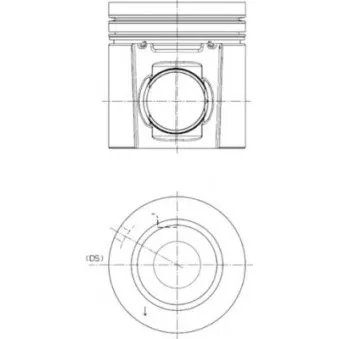 Kit de réparation, Piston/Chemise de cylindre KOLBENSCHMIDT 41010961