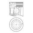 Kit de réparation, Piston/Chemise de cylindre KOLBENSCHMIDT 41078960 - Visuel 1